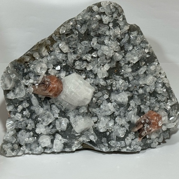 Other - Apophyllite and stilbite Crystal self standing